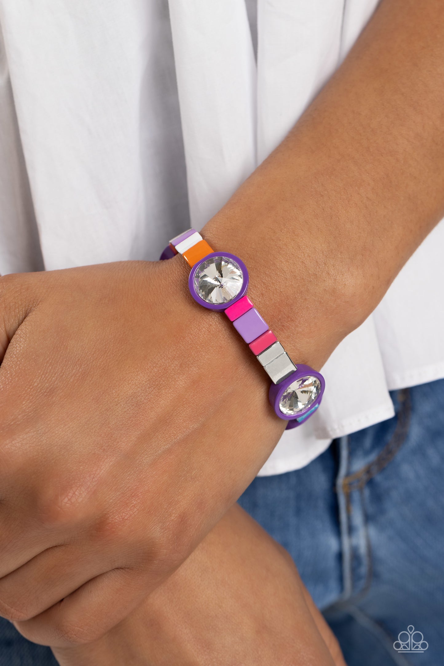 Multicolored Madness - Purple $8.00