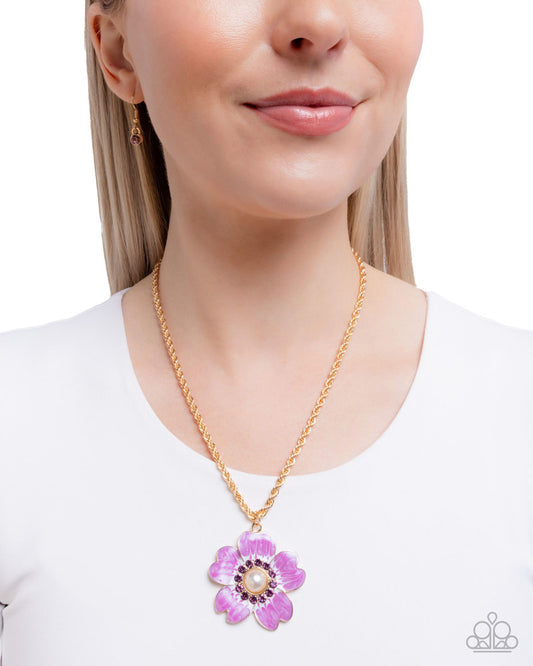 Perennial Pendant - Purple