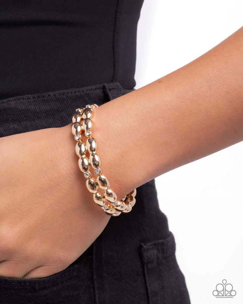 Stacked Statement - Gold