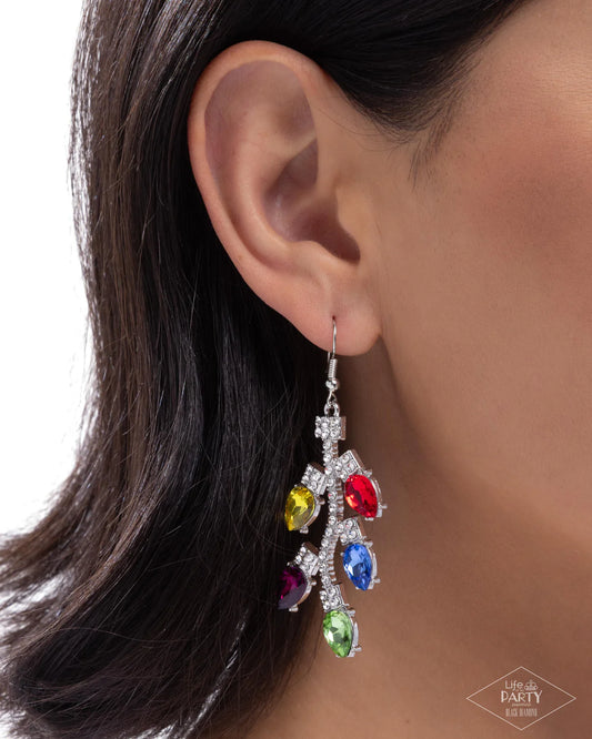 Christmas Lights Multi Earrings
