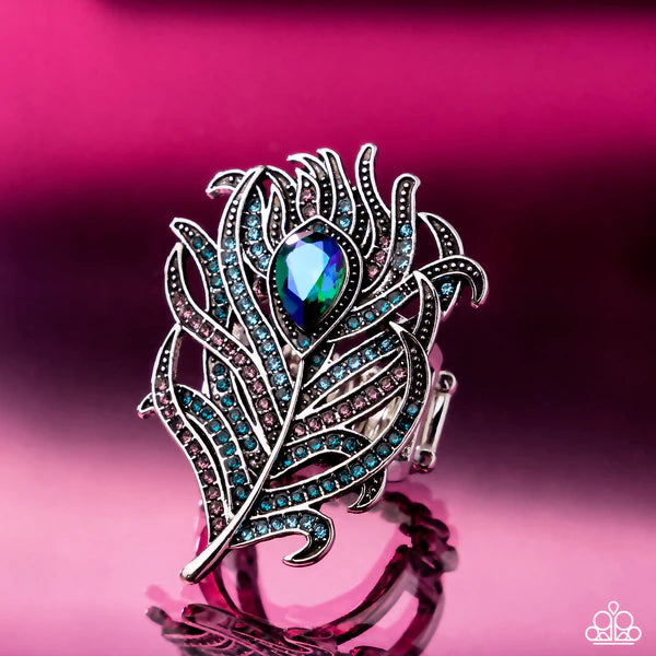 Polished Peacock - Blue Ring