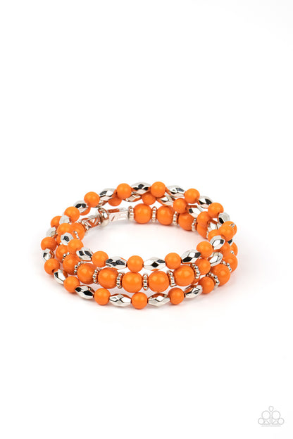 Colorfully Coiled - Orange  $8.00