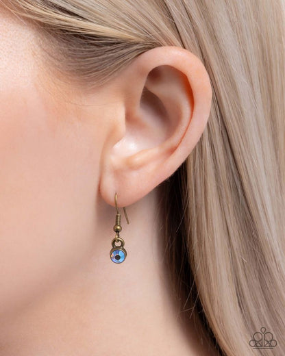 Teardrop Timeline - Brass