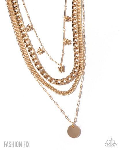 Fluttering Fringe - Gold