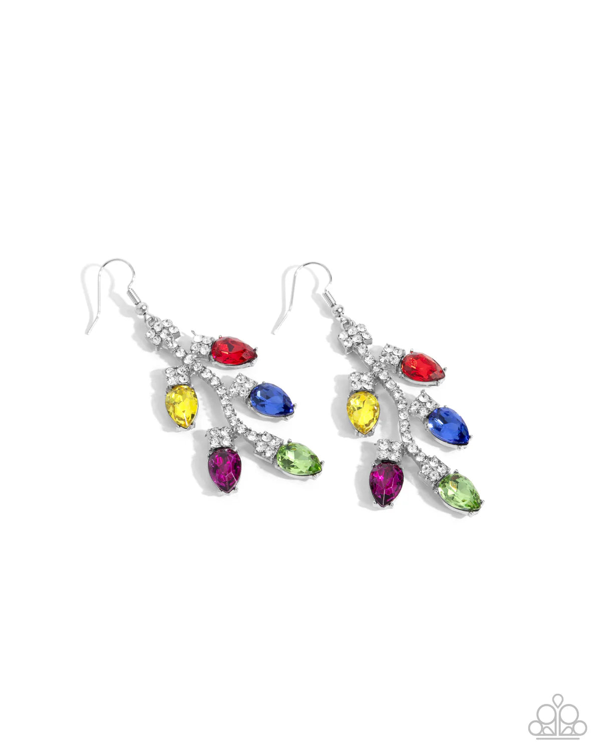 Christmas Lights Multi Earrings