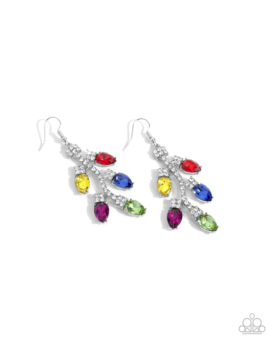 Christmas Lights Multi Earrings