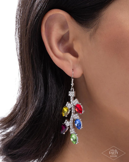 Christmas Lights Multi Earrings