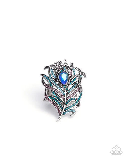 Polished Peacock - Blue Ring